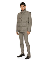 Quilted check wool vest - | Dolce & Gabbana