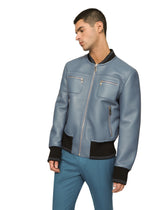 Bonded lambskin jacket - | Dolce & Gabbana