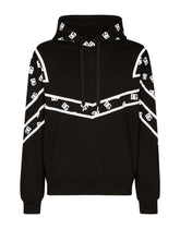 Hoodie with DG logo print - | Dolce & Gabbana