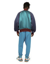 Satin jacket with embroidered DG patch - | Dolce & Gabbana