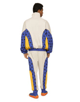 Cotton jacket with embroidered patch and print - | Dolce & Gabbana