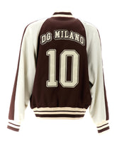 Technical satin jacket with DG appliqué - | Dolce & Gabbana