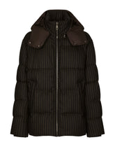 Quilted pinstripe wool jacket - | Dolce & Gabbana