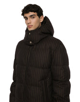 Quilted pinstripe wool jacket - | Dolce & Gabbana