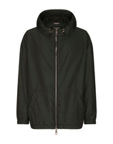 Nylon jacket with hood - | Dolce & Gabbana