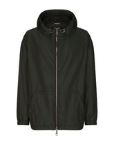 Nylon jacket with hood - | Dolce & Gabbana