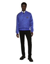Nylon jacket with branded tag - | Dolce & Gabbana