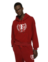 Cotton jersey sweatshirt with DG print - | Dolce & Gabbana