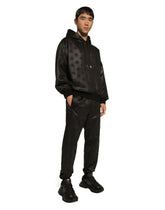 Hoodie with embossed DG logo - | Dolce & Gabbana