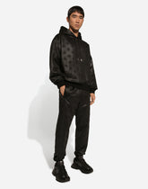 Hoodie with embossed DG logo - | Dolce & Gabbana