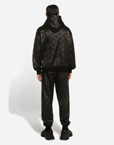 Hoodie with embossed DG logo - | Dolce & Gabbana