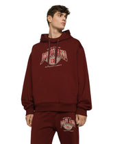 Jersey hoodie with DG logo print - | Dolce & Gabbana