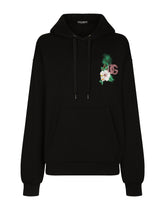 Hoodie with DG Hawaiian embroidery - | Dolce & Gabbana