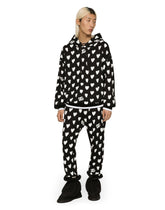 Jersey hoodie with DG heart print - | Dolce & Gabbana