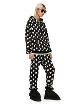 Jersey hoodie with DG heart print - | Dolce & Gabbana