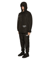 Hooded nylon jacket with DGVIB3 print - | Dolce & Gabbana