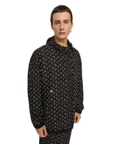 Cotton jacket with DG heart print - | Dolce & Gabbana