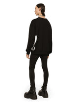 Round-neck jersey sweatshirt with DG Milano print - | Dolce & Gabbana