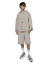 Jersey hoodie with logo tag - | Dolce & Gabbana