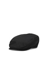 Cotton flat cap with metal DG patch - | Dolce & Gabbana