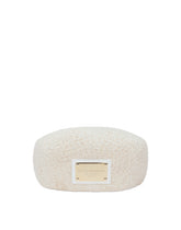 Flat cap in bouclé straw matting - | Dolce & Gabbana