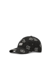Jacquard baseball cap with DG Monogram - | Dolce & Gabbana