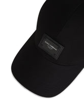 Baseball cap with branded plate - | Dolce & Gabbana