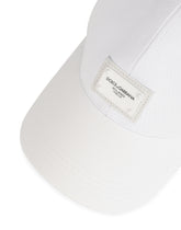 Baseball cap with branded plate - | Dolce & Gabbana