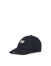 Nylon baseball cap with branded tag - | Dolce & Gabbana