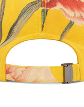 Floral-print baseball cap with plate - | Dolce & Gabbana