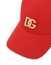 Cotton baseball cap with DG patch - | Dolce & Gabbana
