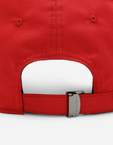 Cotton baseball cap with logo tag - | Dolce & Gabbana