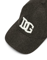 Cotton baseball cap with DG embroidery - | Dolce & Gabbana