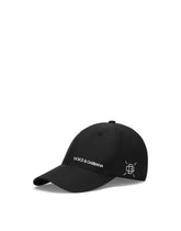 Cotton baseball cap with DG embroidery - | Dolce & Gabbana