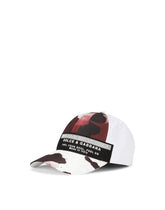 Baseball cap with camouflage-print inserts and patch embellishment - | Dolce & Gabbana