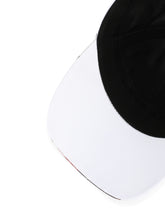 Baseball cap with camouflage-print inserts and patch embellishment - | Dolce & Gabbana