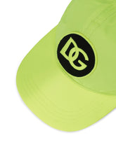 Neon nylon baseball cap with patch - | Dolce & Gabbana