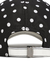 Nylon baseball hat with polka-dot print - | Dolce & Gabbana