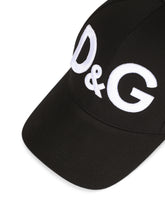 Baseball cap with DG embroidery - | Dolce & Gabbana
