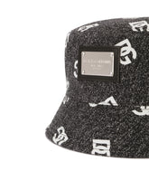 Cotton jacquard bucket hat with DG logo - | Dolce & Gabbana