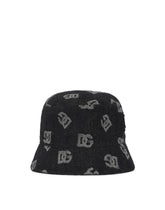 Jacquard bucket hat with DG Monogram - | Dolce & Gabbana