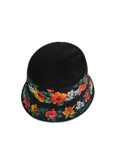 Nylon bucket hat with Hawaiian print - | Dolce & Gabbana