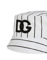 Nylon bucket hat with DG embroidery - | Dolce & Gabbana