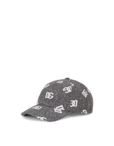 Cotton jacquard baseball cap with DG logo - | Dolce & Gabbana