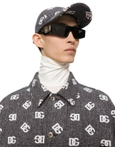 Cotton jacquard baseball cap with DG logo - | Dolce & Gabbana