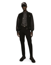 Satin baseball cap with DG heart print - | Dolce & Gabbana