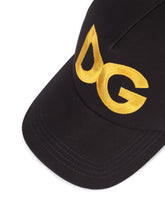 Baseball cap with DG embroidery - | Dolce & Gabbana