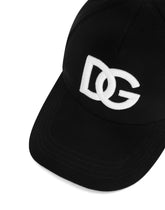 Cotton baseball cap with DG embroidery - | Dolce & Gabbana