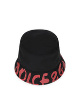 Reversible bucket hat in printed nylon - | Dolce & Gabbana