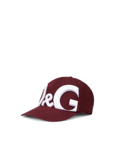 Cotton baseball cap with DG embroidery - | Dolce & Gabbana